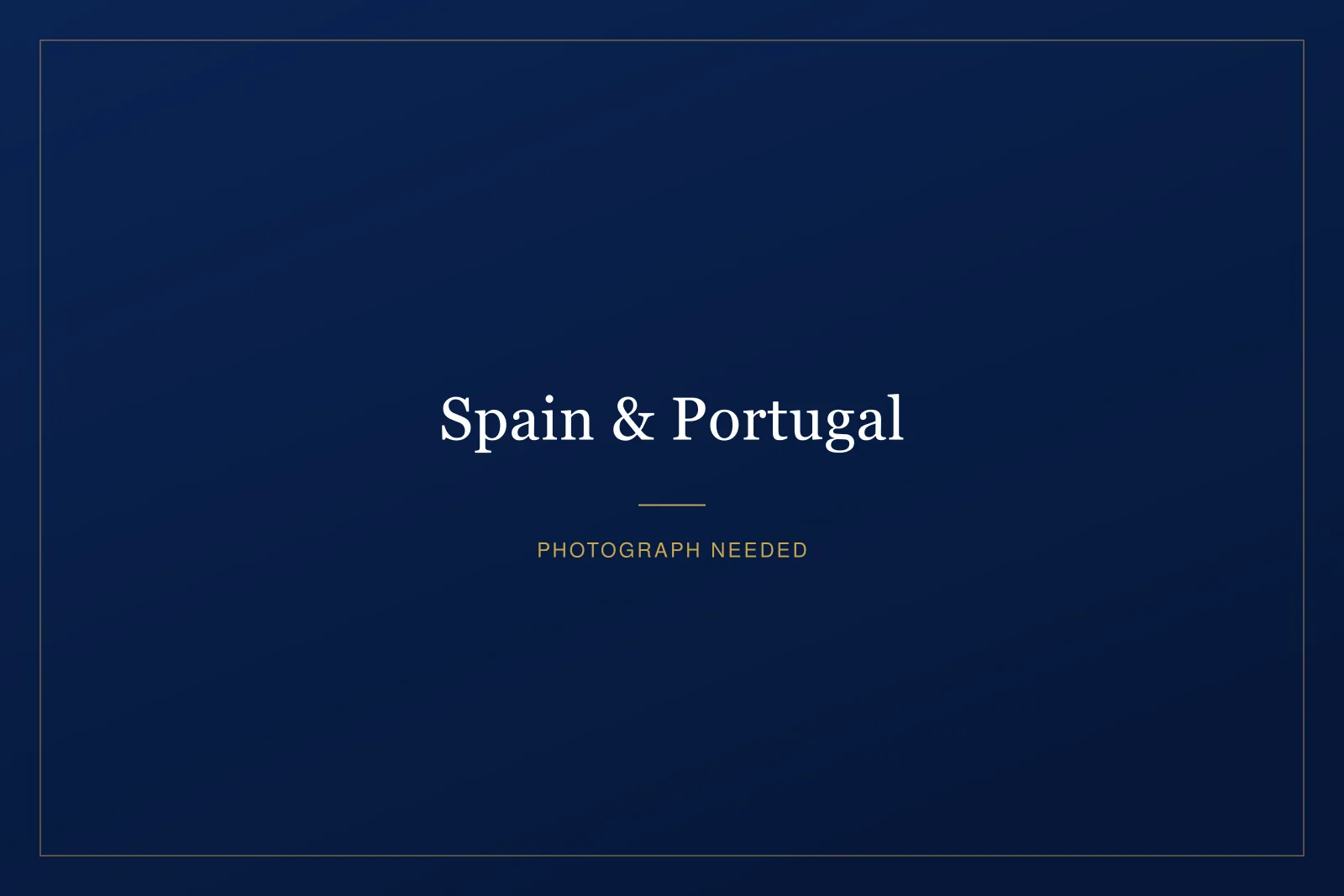 Spain and Portugal, photograph to be supplied